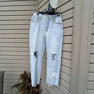 Warp + Weft jeans size 8 distressed jeans